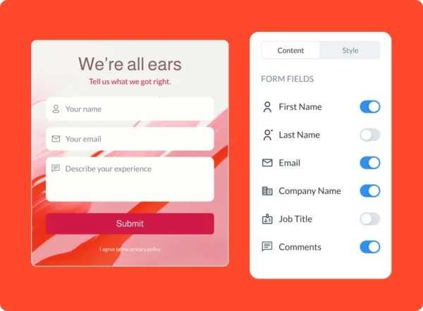 Interactive Feedback Form with Smart Suggestions